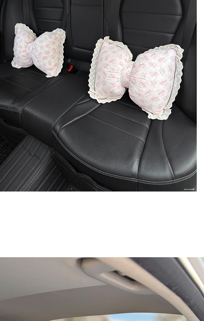 Car Headrest, Neck Pillow, Creative and Cute Car Cushion, Car Seat Pillow, Lumbar Support Set, Car Back Cushion