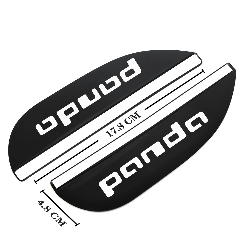 Rearview mirror rainproof sticker — Fiat Rain Guard Visor - fiat-12-panda