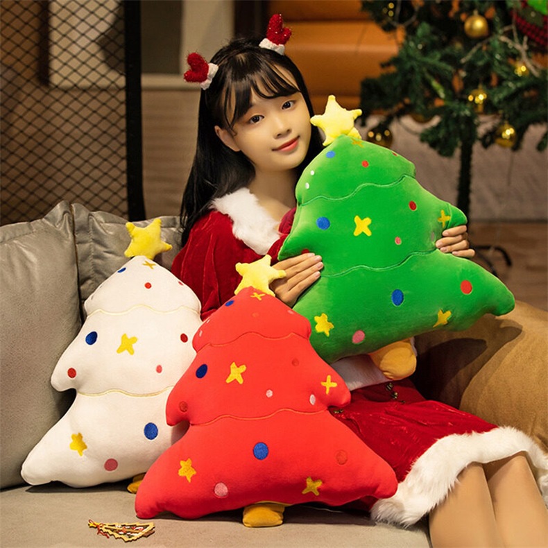 Large christmas tree Plush toy Christmas ornament the elderly plush toy doll Ragdoll Pillows gift children
