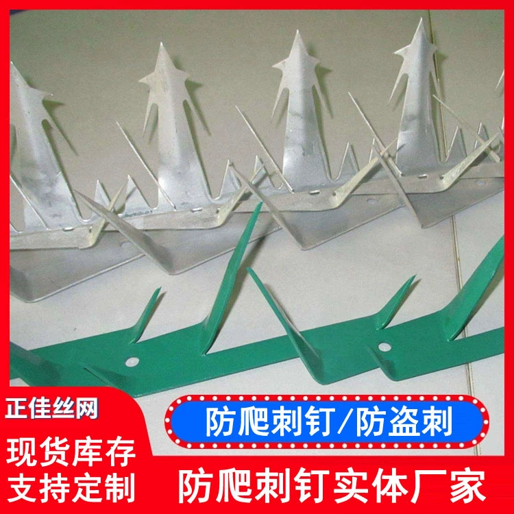 Ворота из нержавеющей стали анти-кражи анти-восхождение шип оцинкованный шип с шипом Анти-кражи стальная пластина Общинная Школа изоляции защиты шип