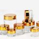 Cosmetic Small Bottle Simple Transparent Glass Cream Bottle Bottled Water Milk Sealed Cream Bottle Factory Mask Bottle