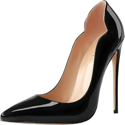 2025 European and American style cross-border foreign trade new fashion shoes pointed shallow mouth high heel patent leather shoes ladies plus size 2025 European and American style cross-border foreign trade new fashion shoes pointed shallow mouth high heel patent leather shoes ladies plus size