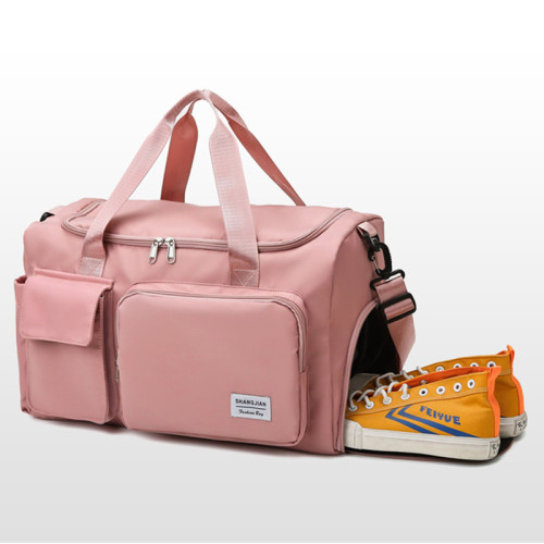 Yoga fitness bag for women wholesale large-capacity casual sports bag portable shoulder travel bag that can be used as a trolley luggage bag