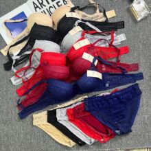厂家批发代发蕾丝超薄透明女士文胸套装性感胸罩透气内衣套装