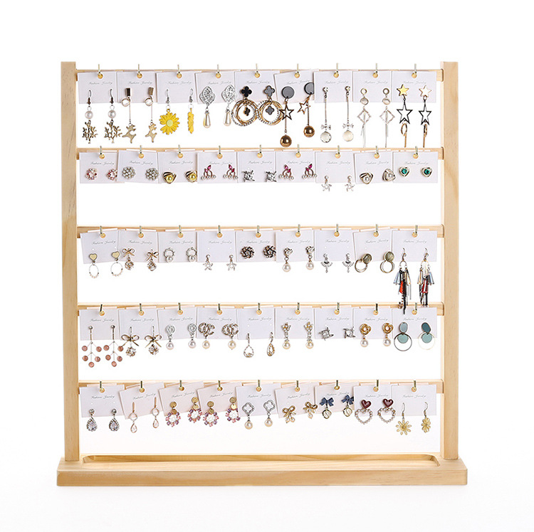 266g Weight Jewelry Rack Classification 1 Piece Quantity solid wood Material Solid Color Pattern All Seasons Season Simple Style Style 1 Piece Solid Wood Simple Style Solid Color Jewelry Rack 7