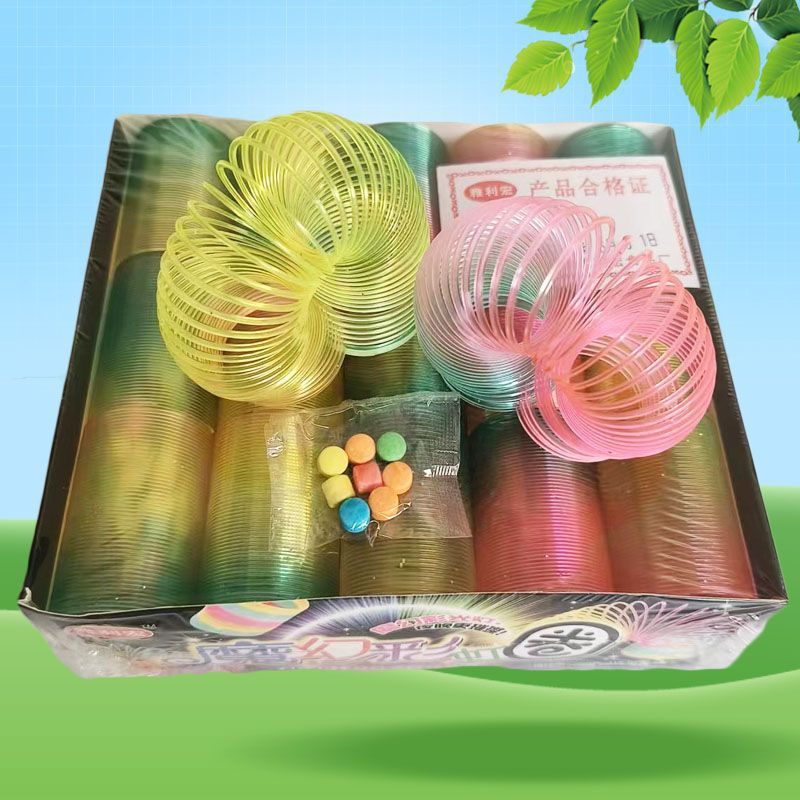 魔幻彩虹圈压片糖网红糖果批发整盒30个/盒糖玩夜市摆摊商品彩糖