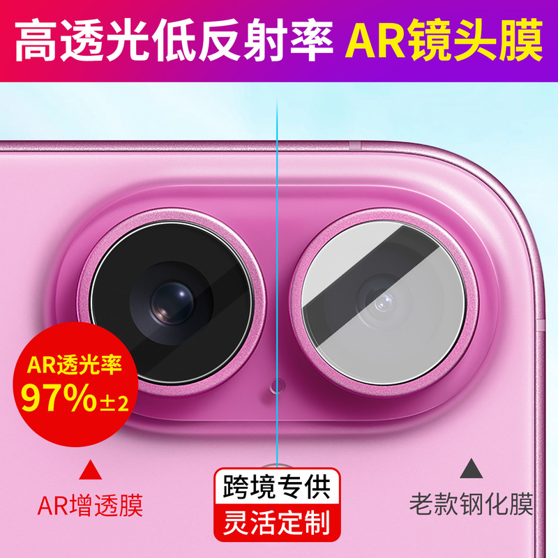 Mobile phone lens AR anti-reflection film Apple iphone rear camera film Samsung anti-reflection protective film