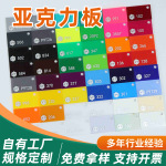 厂家批发高透明浇铸亚克力板有机玻璃板现货来图切割雕刻pmma板