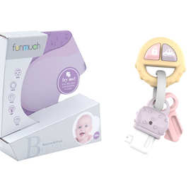供应婴幼儿益智系列 婴儿钥匙环 开发智力早教玩具H169139