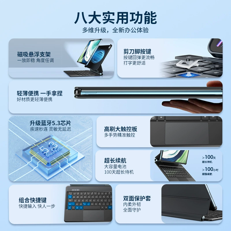 Подходит Huawei Star Flash MatePadPro11/Air11.5 Магнитная клавиатура 11.5s Amazon Explosion Magnostic