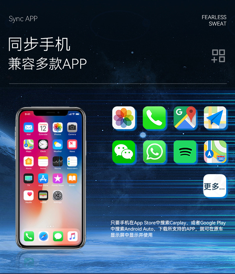 Cross-Border Carplay Box Wired to Wireless Car Screen Projection Converter Android Autocarplay Box