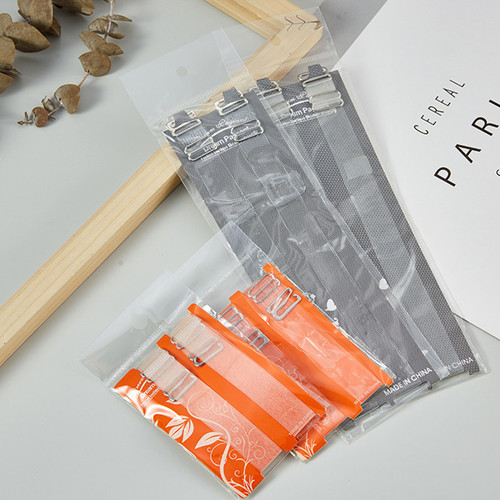 [Full] 1.5CM wide steel buckle widened high-grade steel buckle crystal transparent invisible frosted transparent shoulder strap