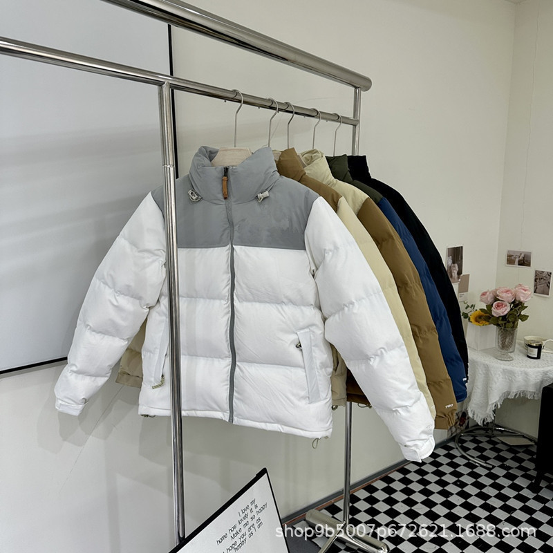 Putian High Version American Version 1996 down Jacket Ss23 Large Logo Embroidered Contrasting Color Bread Jacket Couple Jacket Trendy Putian High Version American Version 1996 down Jacket Ss23 Large Logo Embroidered Contrasting Color Bread Jacket Couple Jacket Trendy