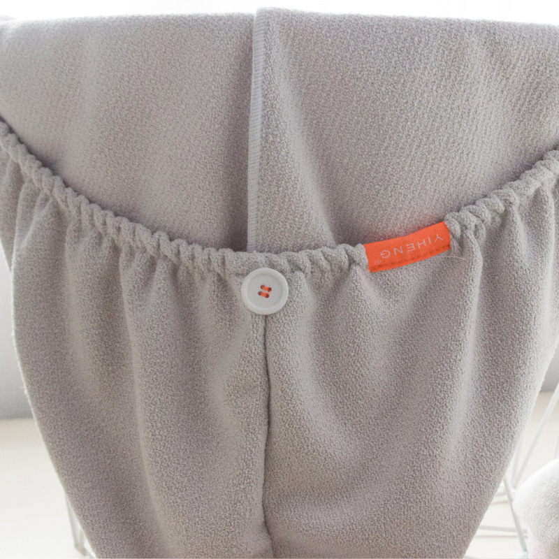 Toalla de secado rápido para cabello con textura de waffle_voghion.com