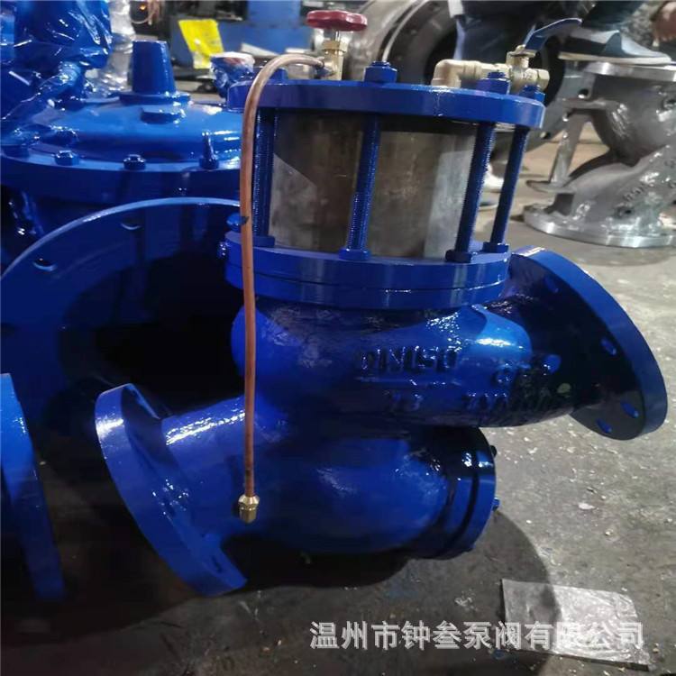 水系统阀门 YQ98004-10C DN250 铸钢过滤活塞式缓闭止回阀YQ98004