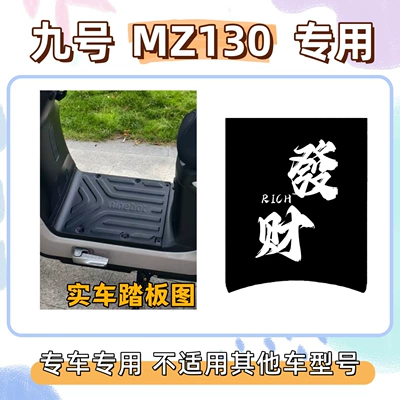 Pure Black Nine 26 Model: Electric vehicle foot mat - make-a-fortune-give-velcro-26-models-no9-mz130