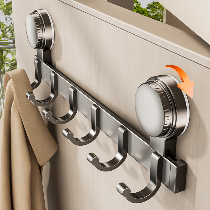 Suction cup door hook non-perforated strong load-bearing sticky hook bathroom entrance door clothes hook clothes hook clothes hanger Suction cup door hook non-perforated strong load-bearing sticky hook bathroom entrance door clothes hook clothes hook clothes hanger