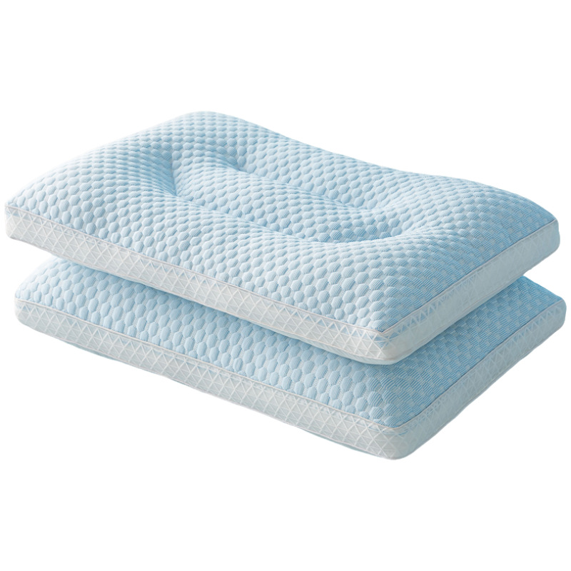 Almohada de seda de hielo de verano, núcleo de almohada, una sola columna cervical para ayudar a dormir, dormir en casa, almohada fresca, dormitorio de estudiantes para hombres