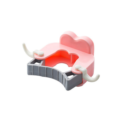 Broom holder for bathroom without drilling, broom rack, wall-mounted broom clip, dustpan hanger, hook, night market stall magic tool