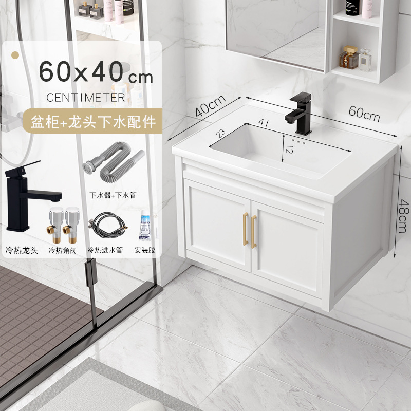 61x40cm gabinete de lavabo + accesorios de grifo