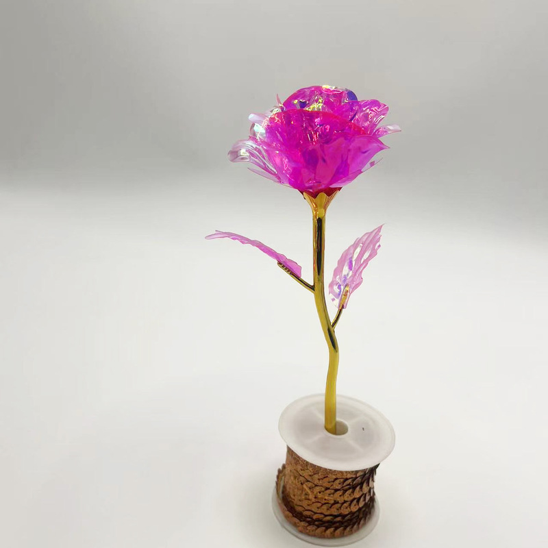 金箔玫瑰花 大号金箔花 七夕礼物 金玫瑰花 巧克力花 送女友小号|undefined