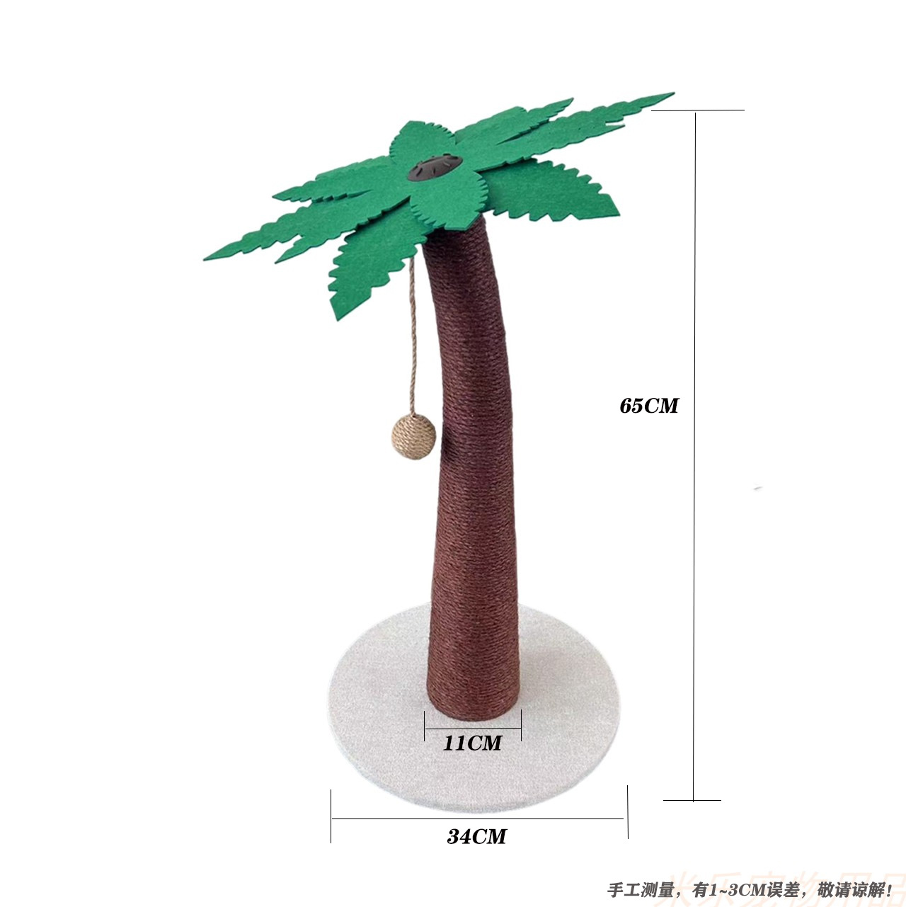 코코넛 나무 단일 나무