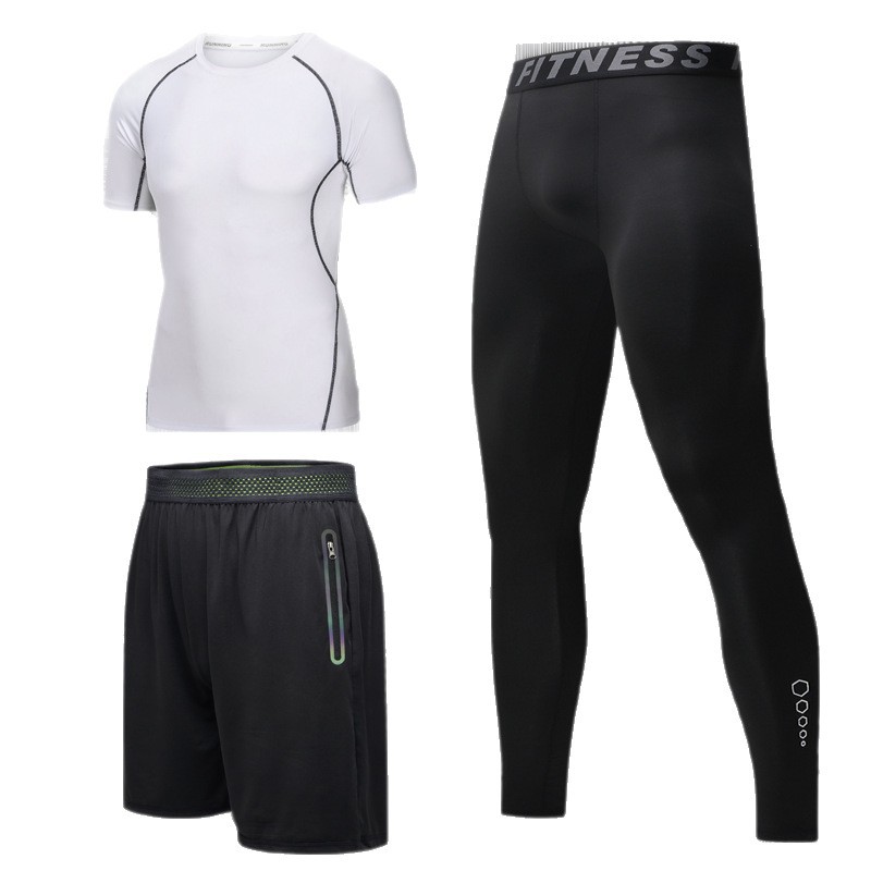 Cross-border high-end gimnasio juego de entrenamiento de entrenamiento de fútbol para hombres al aire libre seco rápido juego de entrenamiento de fútbol