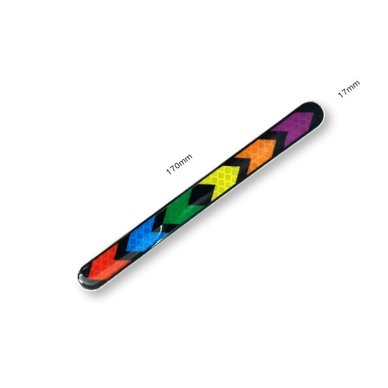 Красочная светоотражающая наклейка на дверях для предотвращения столкновений