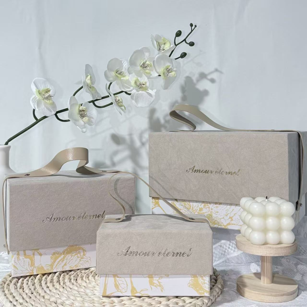 喜糖盒结婚ins风婚礼手提伴手礼礼盒喜糖盒子包装空盒免折叠