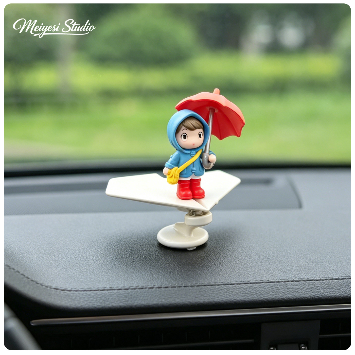 Crayón nuevo avión giratorio 2026 nuevo automóvil adorable joyería de dibujos animados decoración de curación descompresión