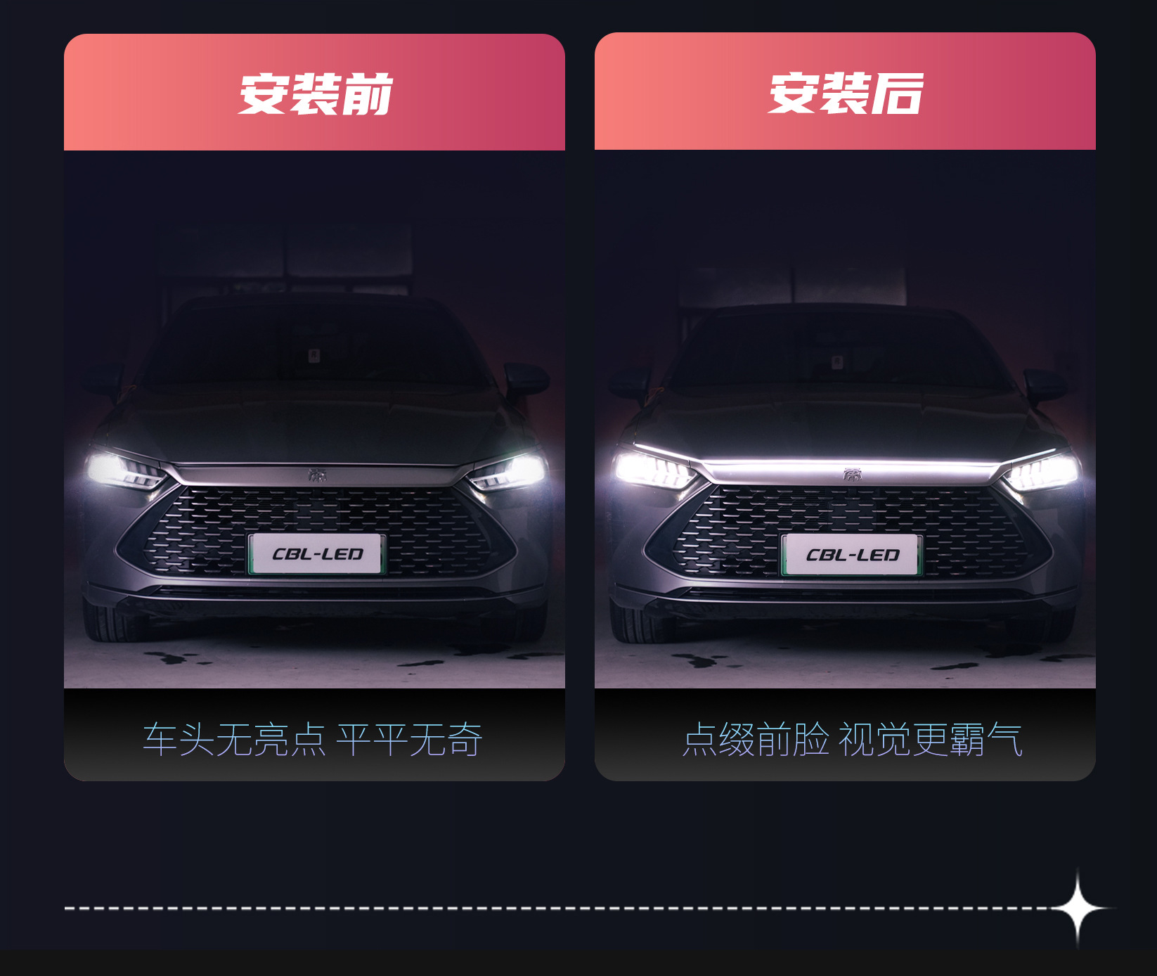 Cross-Border Car Headlight Silicone Led Headlight through Light Running Streamer Steering Function Daytime Running Light