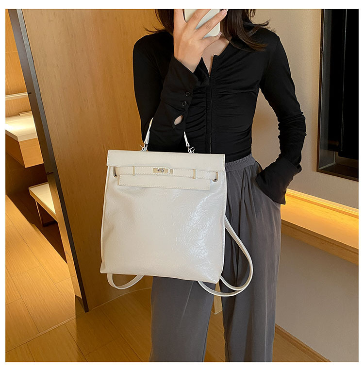 2023 Neue Doppel-Umhängetasche, Einzel-Umhängetasche, Umhängetasche, Dreifach-Nutzungstasche, Handgriff-Muster, Öl-Ledertasche, große Kapazität, beliebte Eimertasche_voghion.com