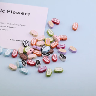 彩色可爱双面云朵cute合金 diy手工自制手链项链吊坠饰品材料配件