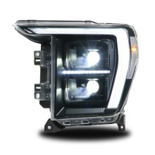 适用于福特猛禽F150大灯总成21-25款改装跑马LED双色日行灯黄光灯