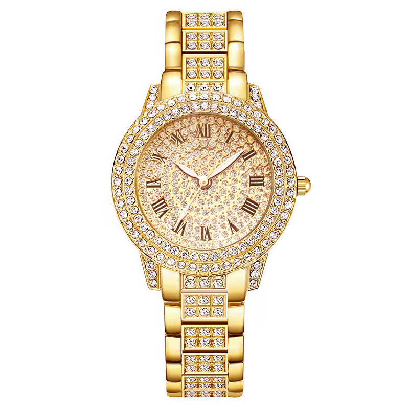 Décontractée Couleur Unie Boucle Quartz Femmes De Montres display picture 3