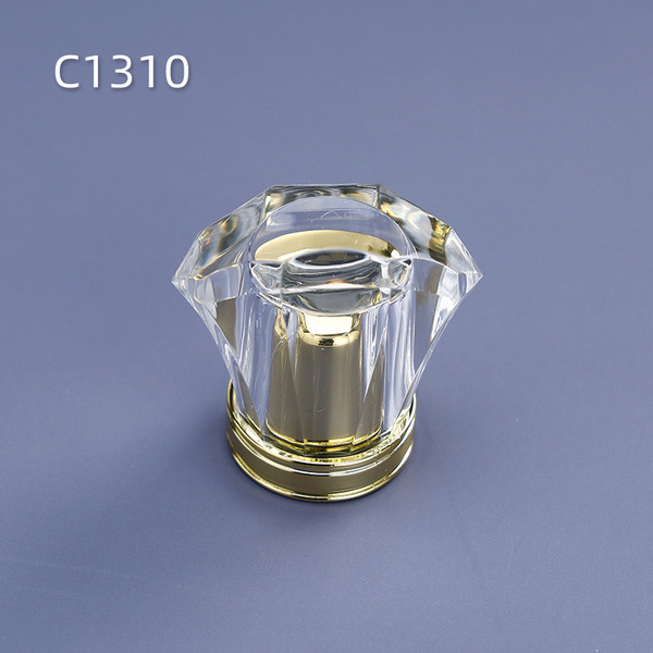 transparent glass perfume