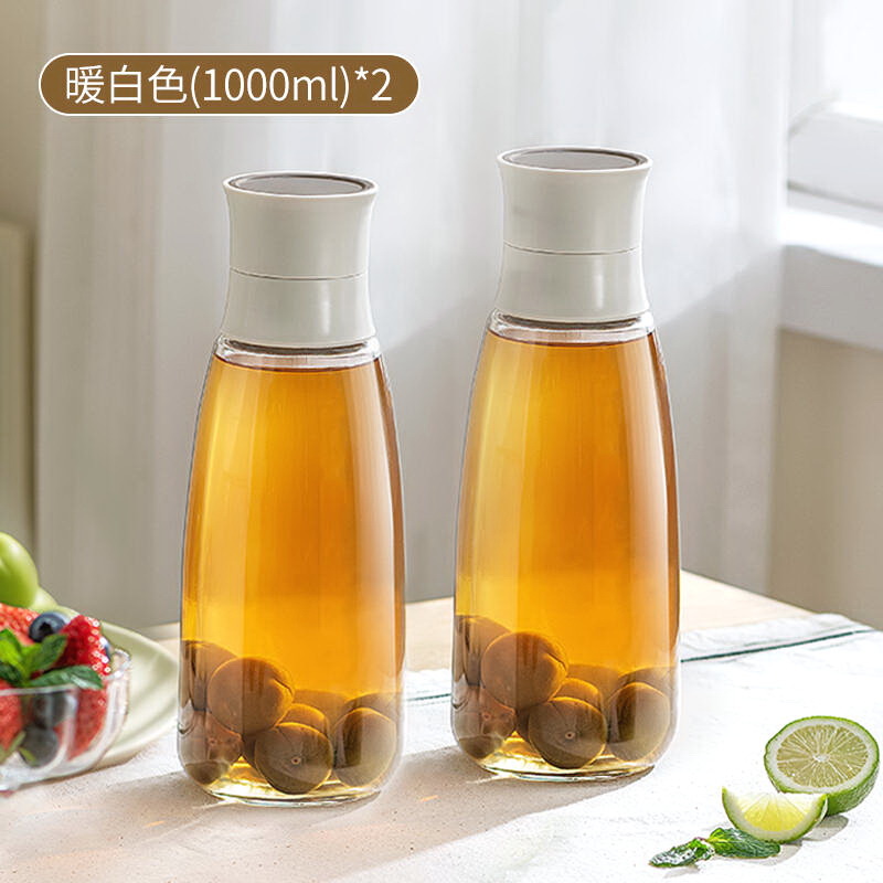 Botella de vidrio de licor de frutas, recipiente de subenvasado de licor, botella vacía, frasco sellado, botella de almacenamiento de licor a largo plazo