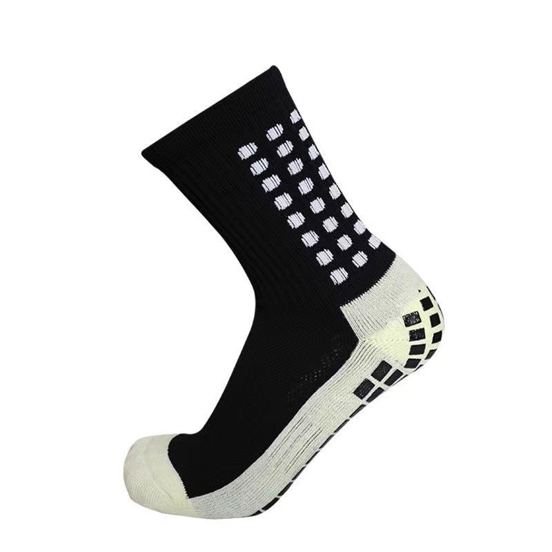 Calcetines de fútbol para hombre, antideslizantes, antideslizantes, para fútbol, baloncesto, deportes, calcetines de agarre, 5 pares (5 colores)