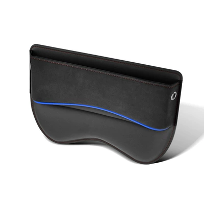 Suitable for Seat Gap Storage Box, Multifunctional Car Gap Storage Box, Car Seat Storage and Storage Artifact (Car storage bag/box) - black-suede