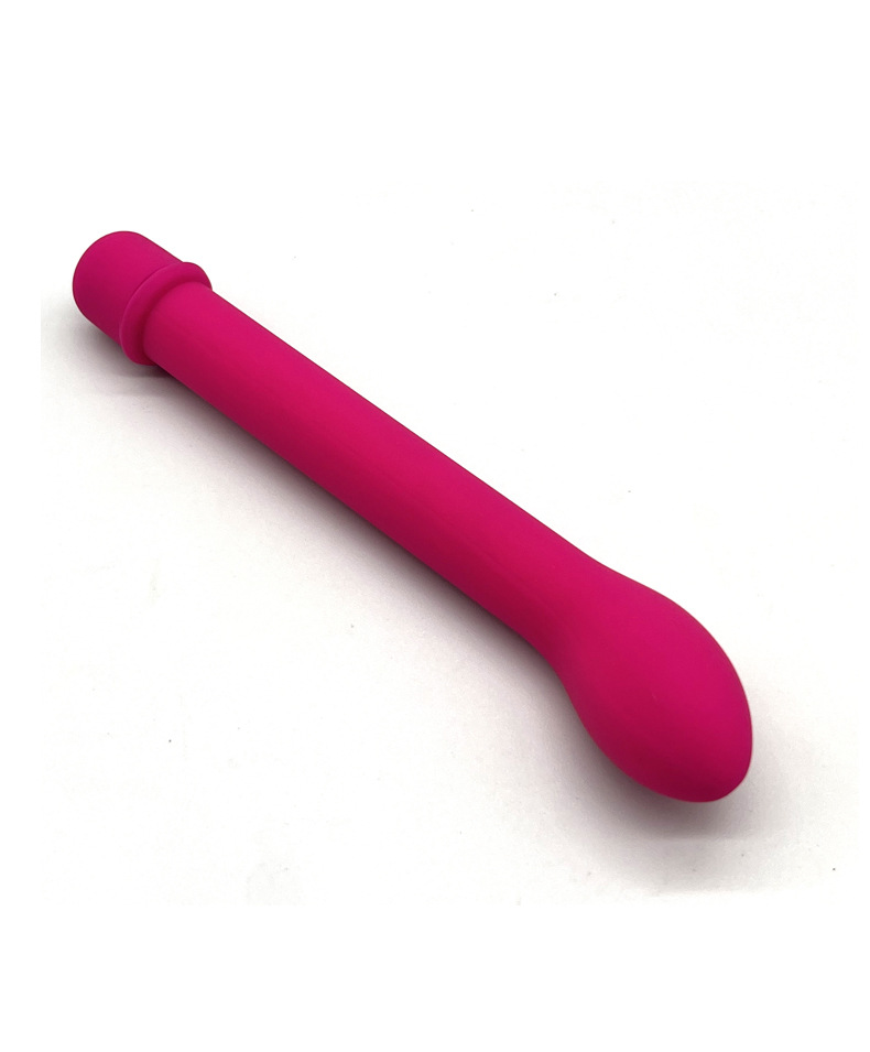 Mini AV Stick Vibrator, Curved Tip, ABS and Silicone, Pink or Blue — detail image 8