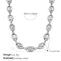 XL13S Silver Necklace