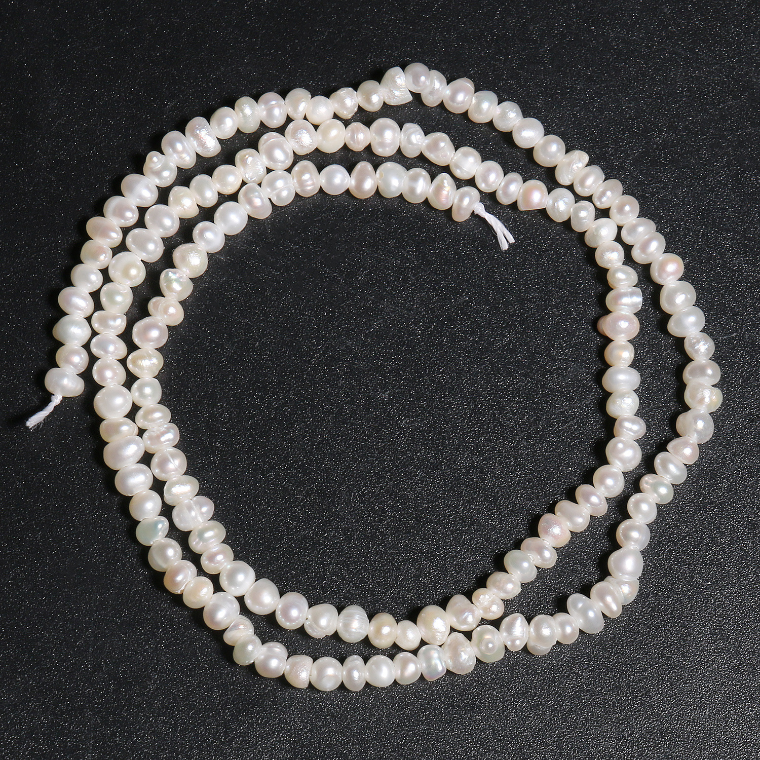 Elegant Solid Color Freshwater Pearl Knitting Jewelry Accessories 1 Piece display picture 3