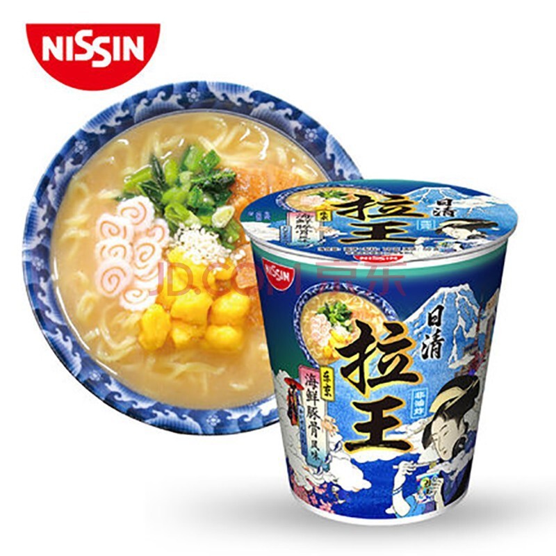 King of Riqing [Seafood dolphin] Ramen 76g (single cup)