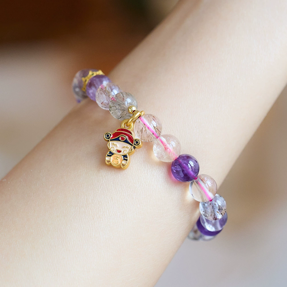 Organic crystal bracelet, Chinese style