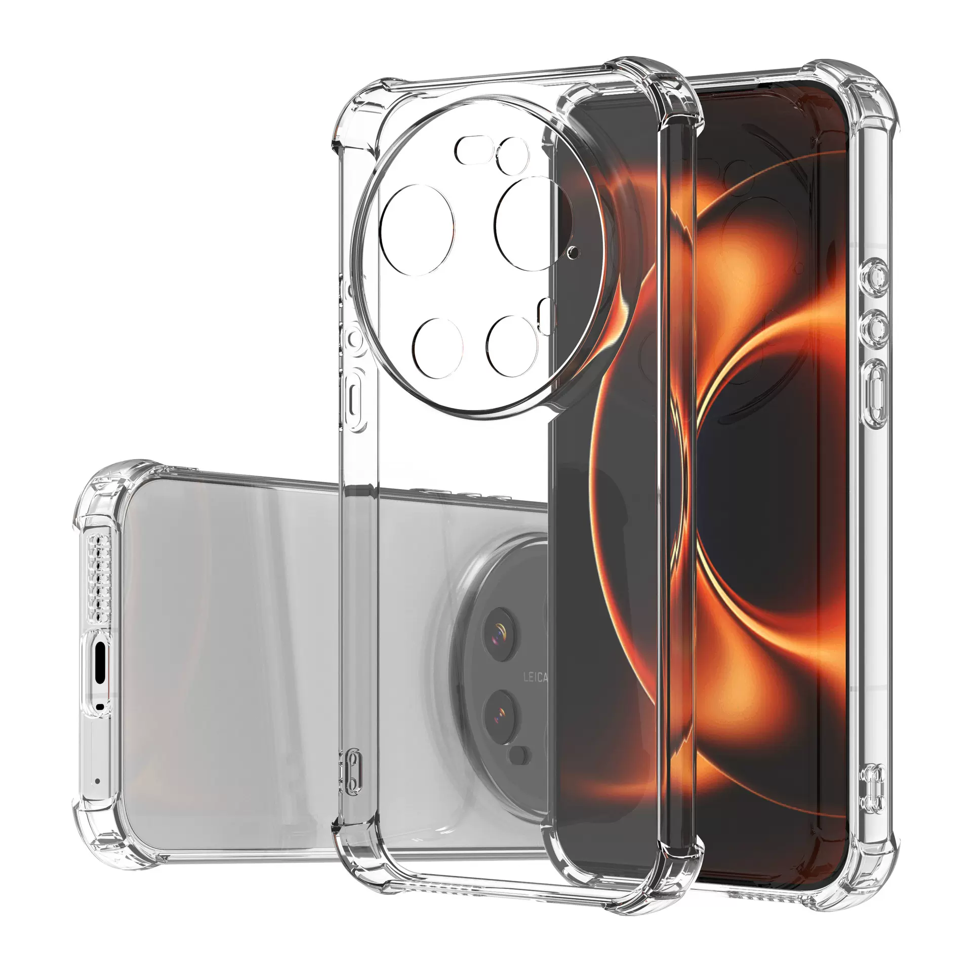 适用小米17Ultra手机壳电镀TPU软壳红米k90promax四角防摔保护套