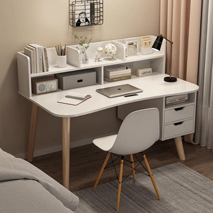 Desk and Bookshelf Integrated Student Home Writing Desk Simple Bedroom Study Table Simple Office Desktop Computer Table