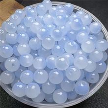 8mm水晶散珠菩提盘珠手串盘玩仿玉珠圆珠子diy串珠配件项链门帘