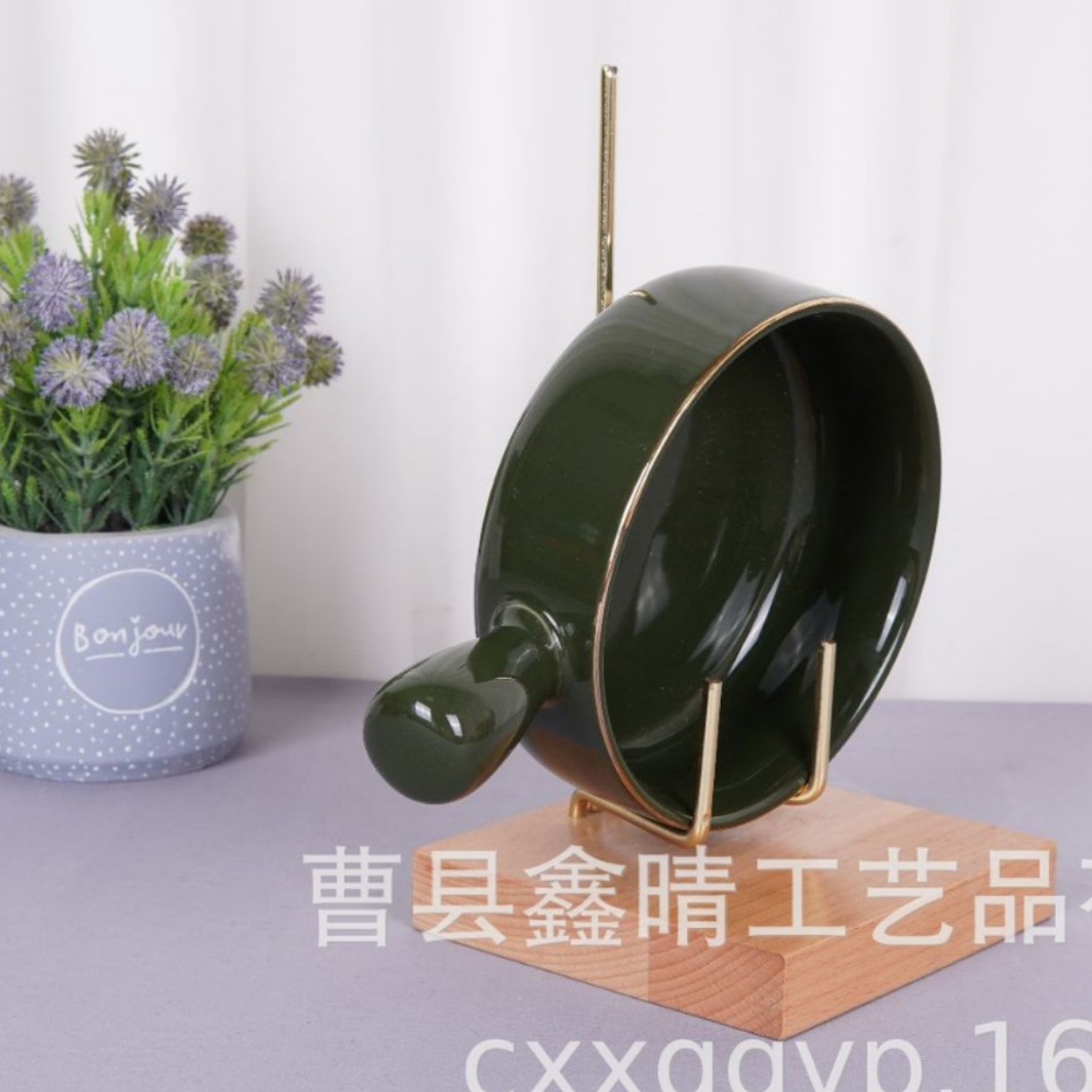 Estante de almacenamiento de vajilla combinado de hierro y madera simple creativo Estante de exhibición de pasteles de té de madera para el hogar Estante de exhibición de artesanías de madera