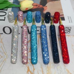 Amazon's New Light Luxury Diamond-Encrusted Clay Pen Diamond Metal Pen Diamond Pen Water-Based Signature Pen Factory Direct Sale