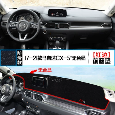 Günəş əleyhinə siperlik dashboard shading pad CX5 - 17-21-mazda-cx-5-no-lifting-display-front-window-pad-red-edge
